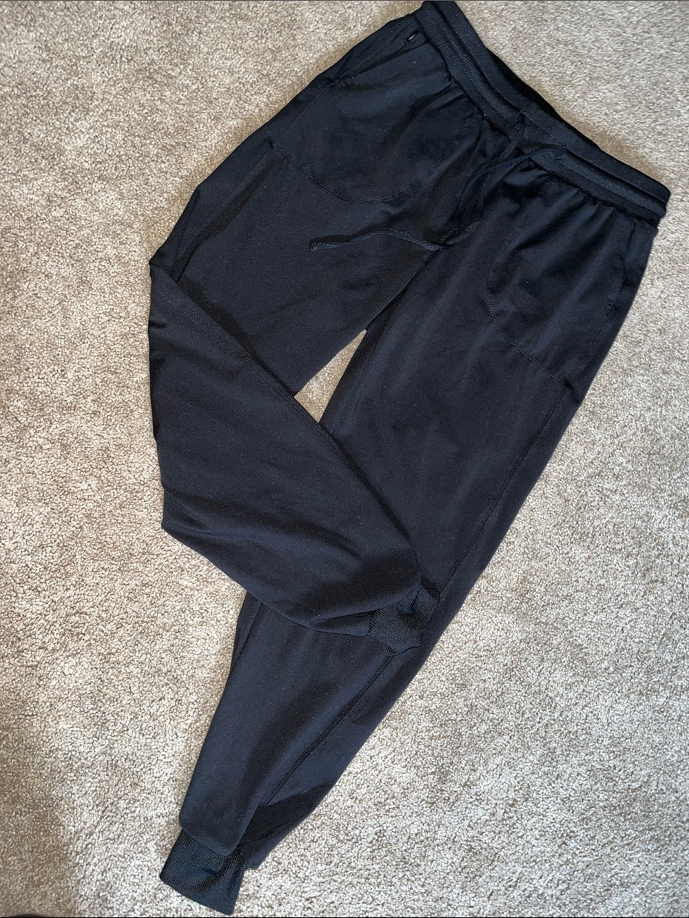 Rachel Zoe Black Elastic Waist Jogger Pants